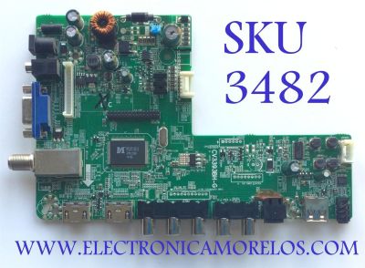 MAIN PARA TV INSIGNIA / NUMERO DE PARTE SMT140604-41637 / CV3393BH-G / SMT140604 / TDA18275 / DISPLAY ST3151A05-5 / MODELO NS-32D311NA15